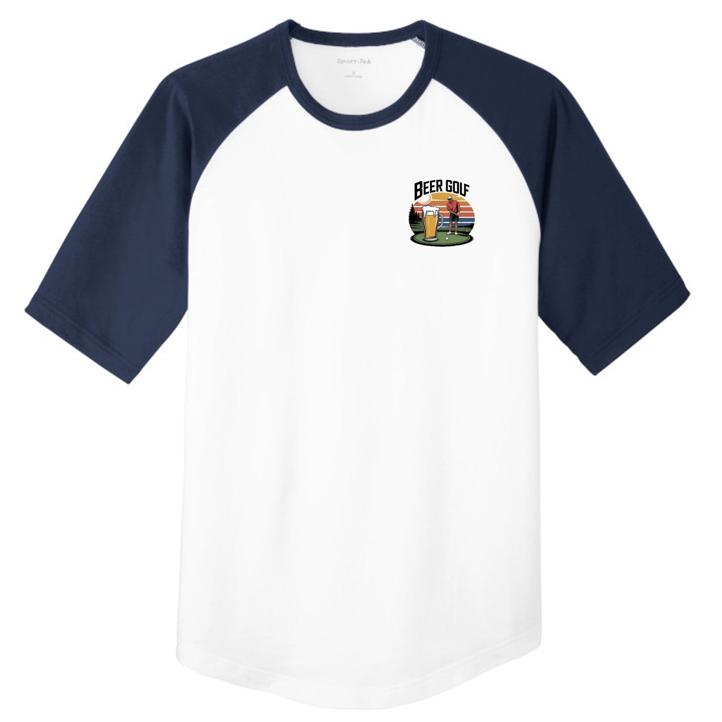 White/Navy - YT201 - FRONT