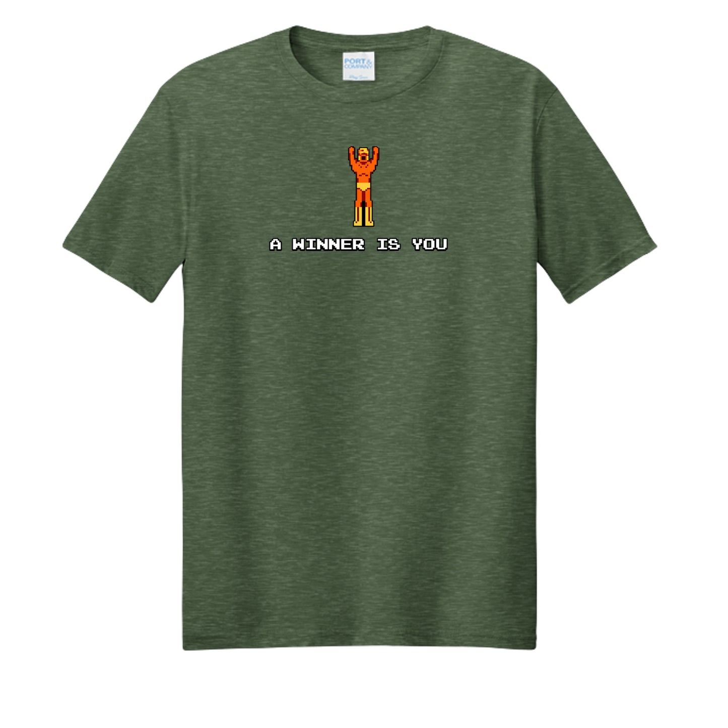 Forest Green Heather - PC455 - FRONT