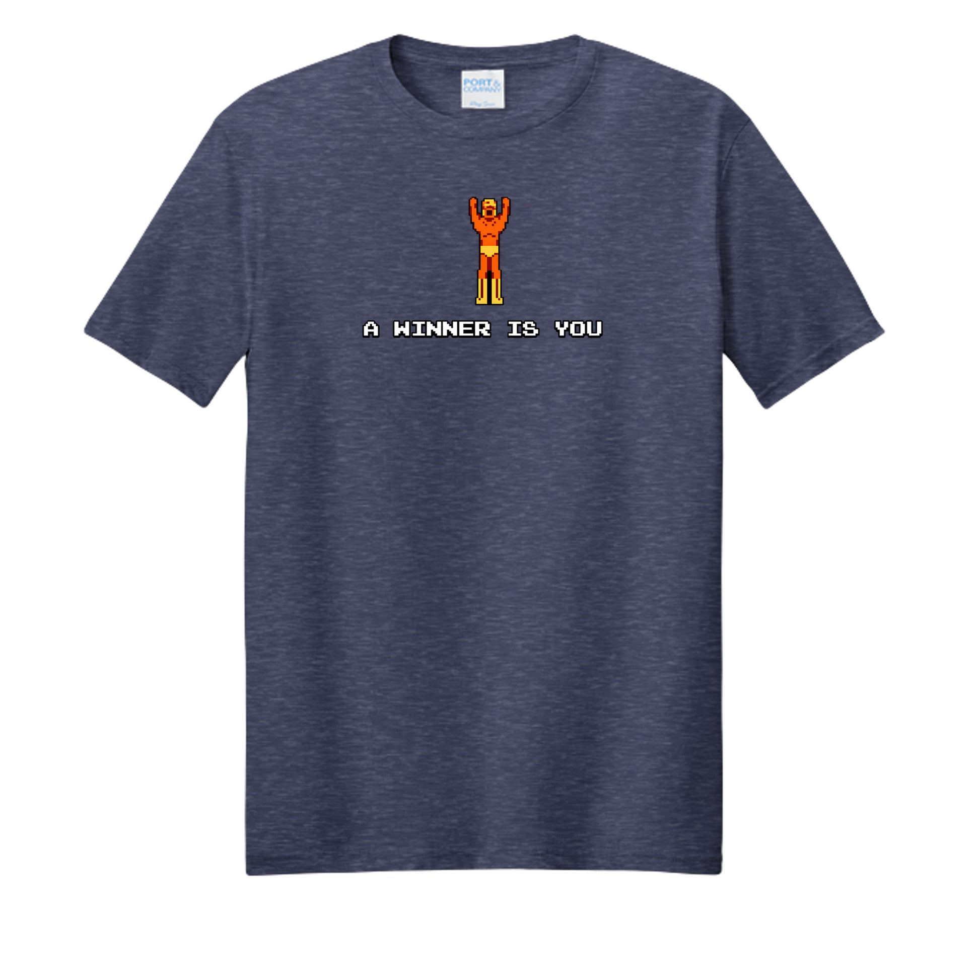 Team Navy Heather - PC455 - FRONT