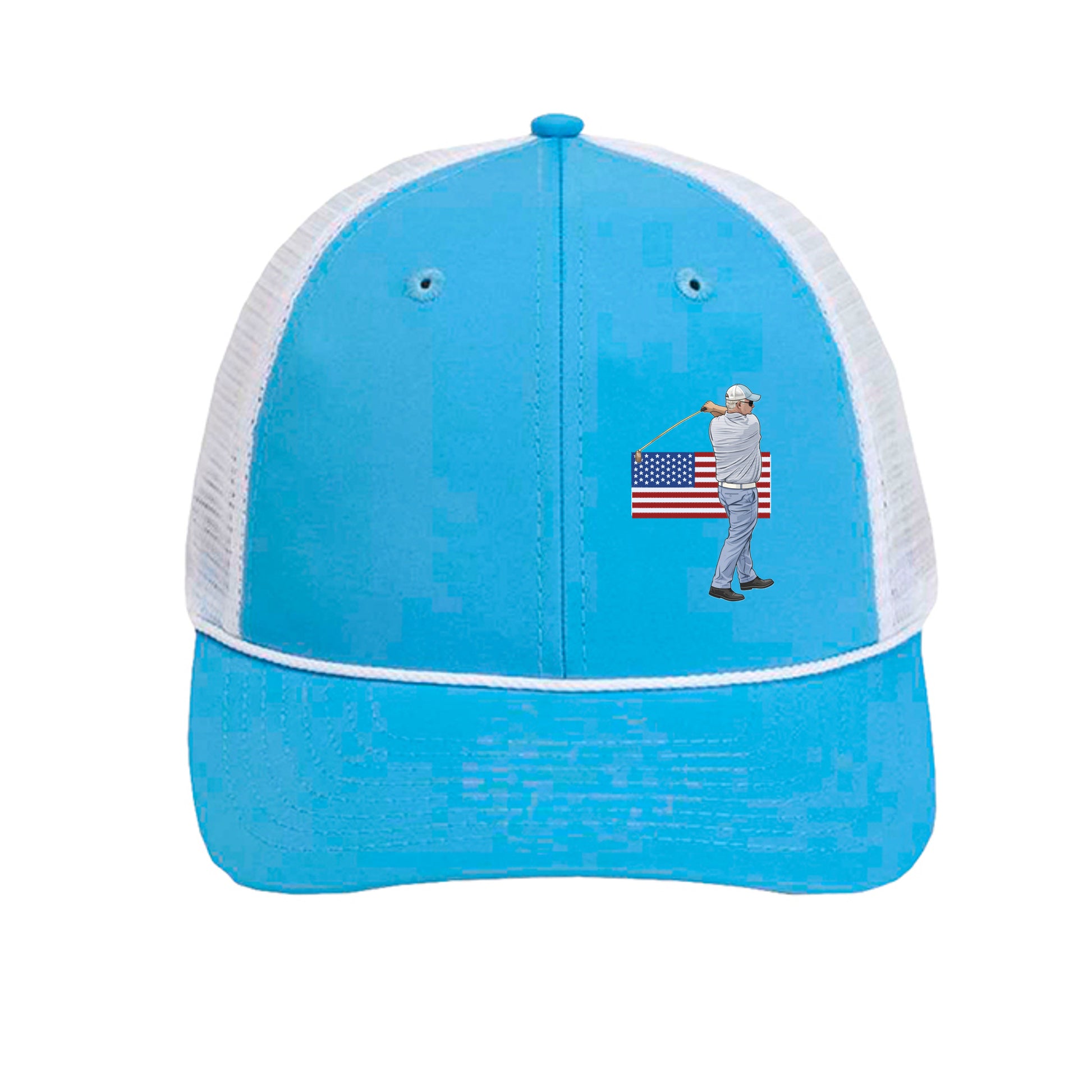 Powder Blue/ White - 7055 - FRONT