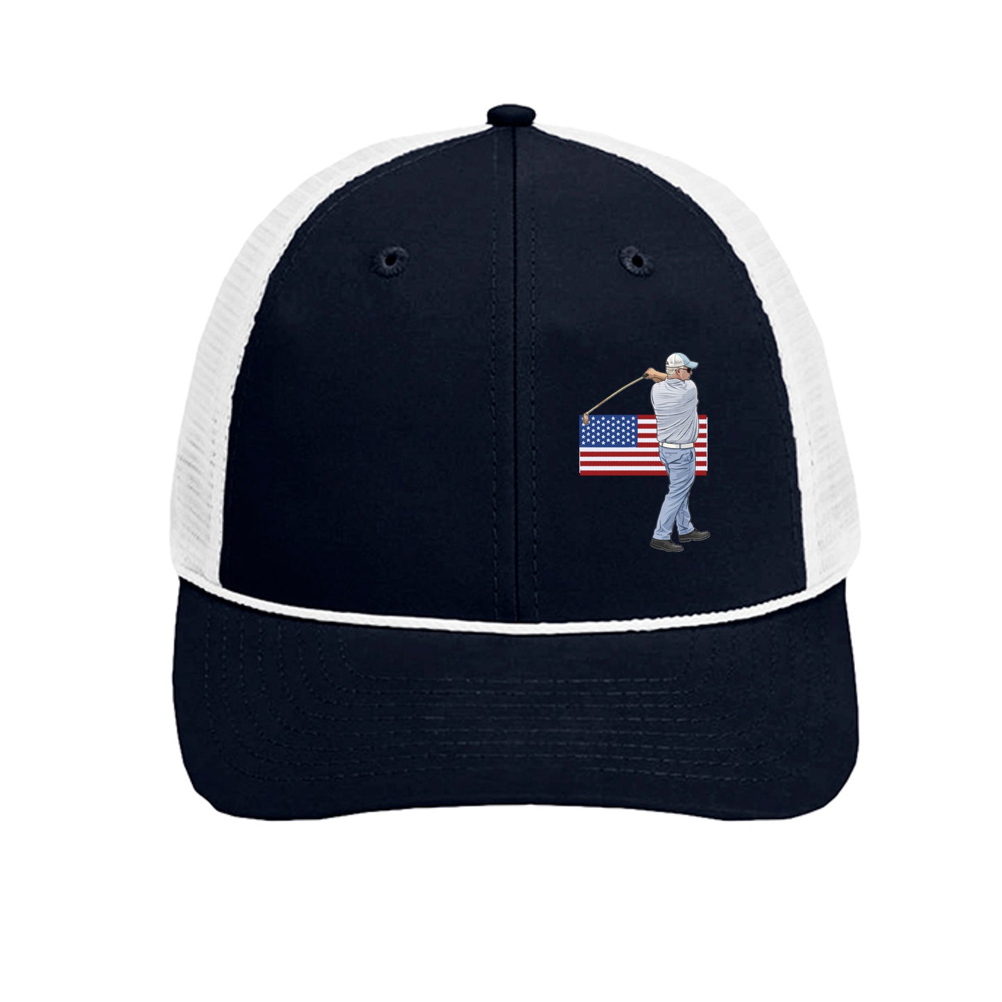 Navy/ White - 7055 - FRONT